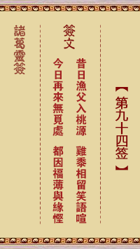 Zhuge Divine Sign No. 94