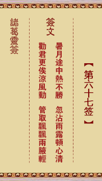 Zhuge Divine Sign No. 67