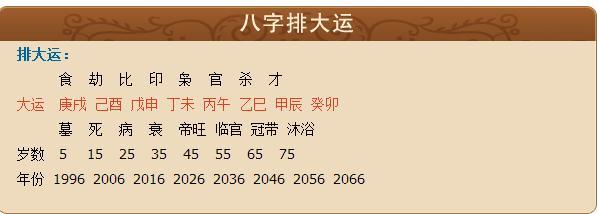 How to interpret the Great Luck of the Eight Characters