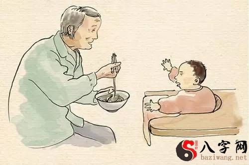 Dreaming of an old man eating a child