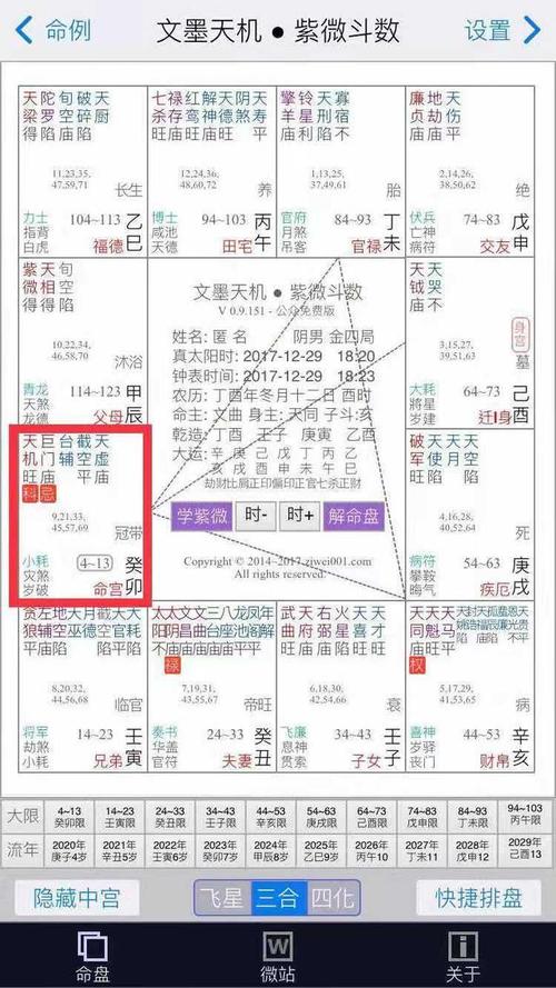 Zi Wei Dou Shu Liu Nian brother house Huan Ke is