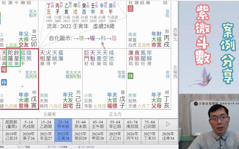 Lunar Year Zi Wei Tian Fu in Husband and Wife Palace