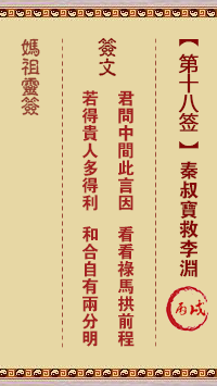 A-Ma Sign #18: C Xu Qin Shubao rescues Li Yuan