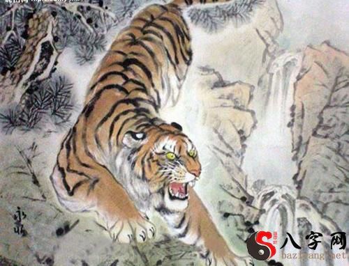 see a tiger descending a mountain in a dream