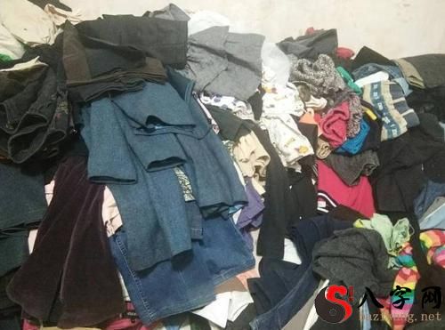 Dreaming of lots of old clothes