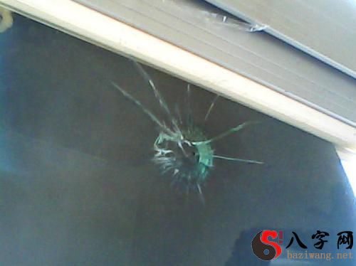 Dreaming of broken window glass