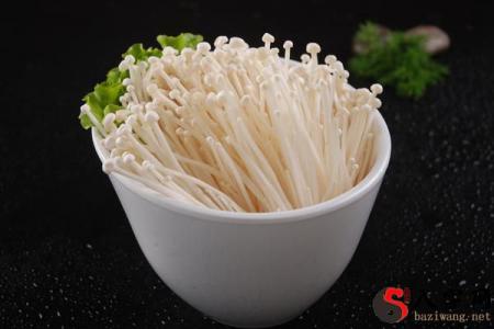 Dreaming of picking up enoki mushrooms