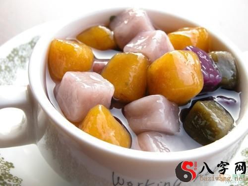 Dreaming of taro balls not cooked through