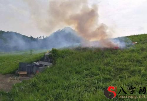Dreaming of smoke coming from ancestral graves