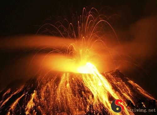 Dreaming of escaping from a volcanic eruption
