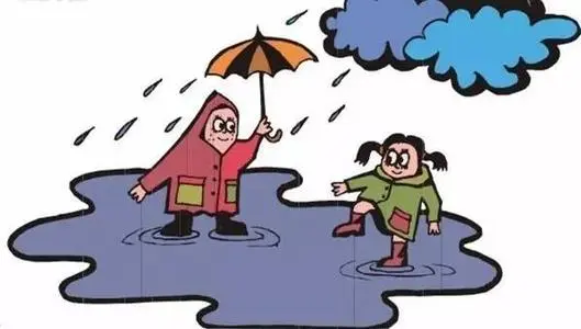 Dreaming of walking in the rain with an umbrella