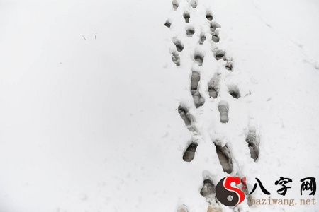 Dreaming of footprints in the snow