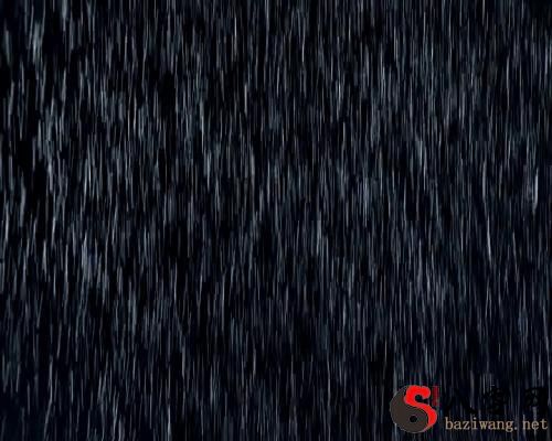 Dreaming of a sudden rainstorm