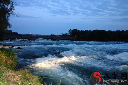 Dreaming of a fast-moving river