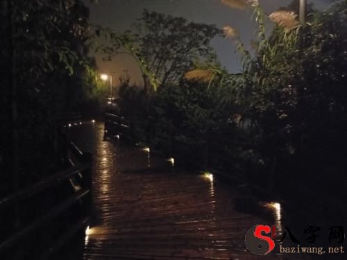Dreaming of walking alone at night
