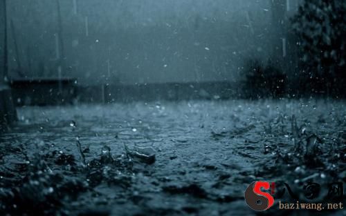 Dreaming of pouring rain