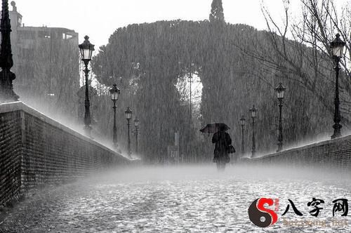 Dreaming of a very heavy rain