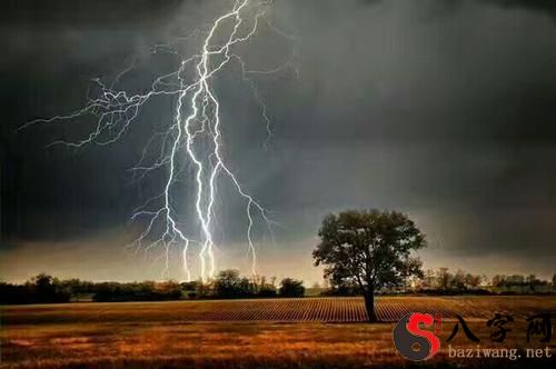 Dreaming of thunder and lightning and heavy rain