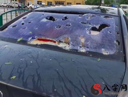 Dreaming about a hailstorm that smashed your car