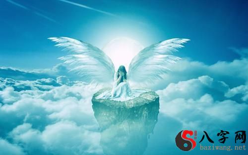 Dreaming of angels in the clouds