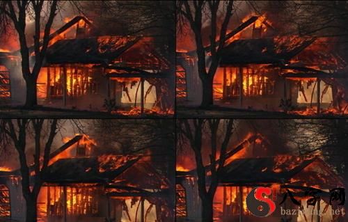 Dreaming of a house fire